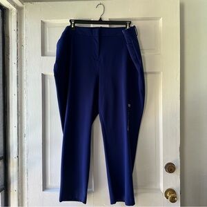 Liz Claiborne Slim Leg Ankle Blue Slacks